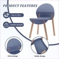 thumbnail image 5 of Patio 5-Piece Traditional Cast Aluminum Outdoor Dining Set, Black Frame, Off-white Seat Cushions for Backyard|Black|Aluminium, 5 of 26