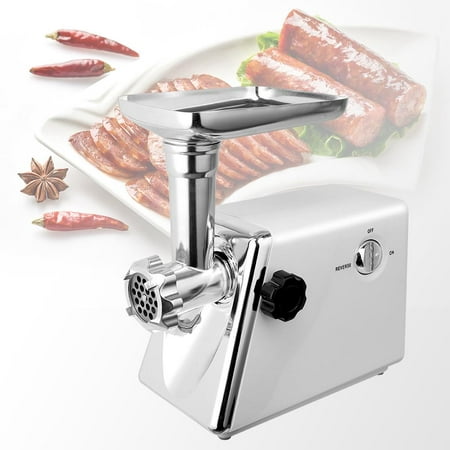 Zimtown Electric Meat Grinder Kitchen Sausage Stuffer Small Home Appliances，Stainless