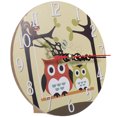 thumbnail image 3 of Household Decorative Table Clock Cartoon Owl Pattern Clock Novelty Mute Desk Clock Decoration, 3 of 8