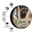 thumbnail image 5 of Raccoon Welcome To Our Hideout Tire Cover 17" Wheel Protectors Tyre Covers Weatherproof Wheel Covers Universal Fit For Trailer Rv Truck Suv Camper Travel Trailers All Vehicles, 5 of 7