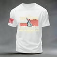 thumbnail image 5 of 4th of July Shirts for Men Mens Country Shirts Men's American Flag Short Long Sleeve T-Shirt White,2XL, 5 of 5