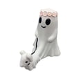 thumbnail image 1 of 2 pcs Halloween Ghost Walking Dog Statue - Spooky Ghost Dog Figurine, Indoor Decor, Ghost Walking His Ghost Dog, 1 of 4