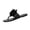 Black, variant on Women Flower Thong Flat,Round Toe Slide Toe Post Breathable Casual Outdoor Footwear Red 9