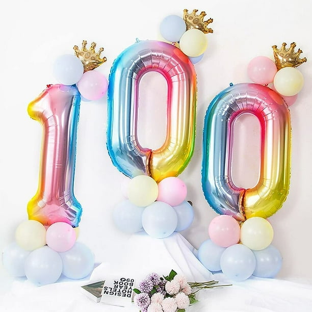 Large mylar clearance number balloons