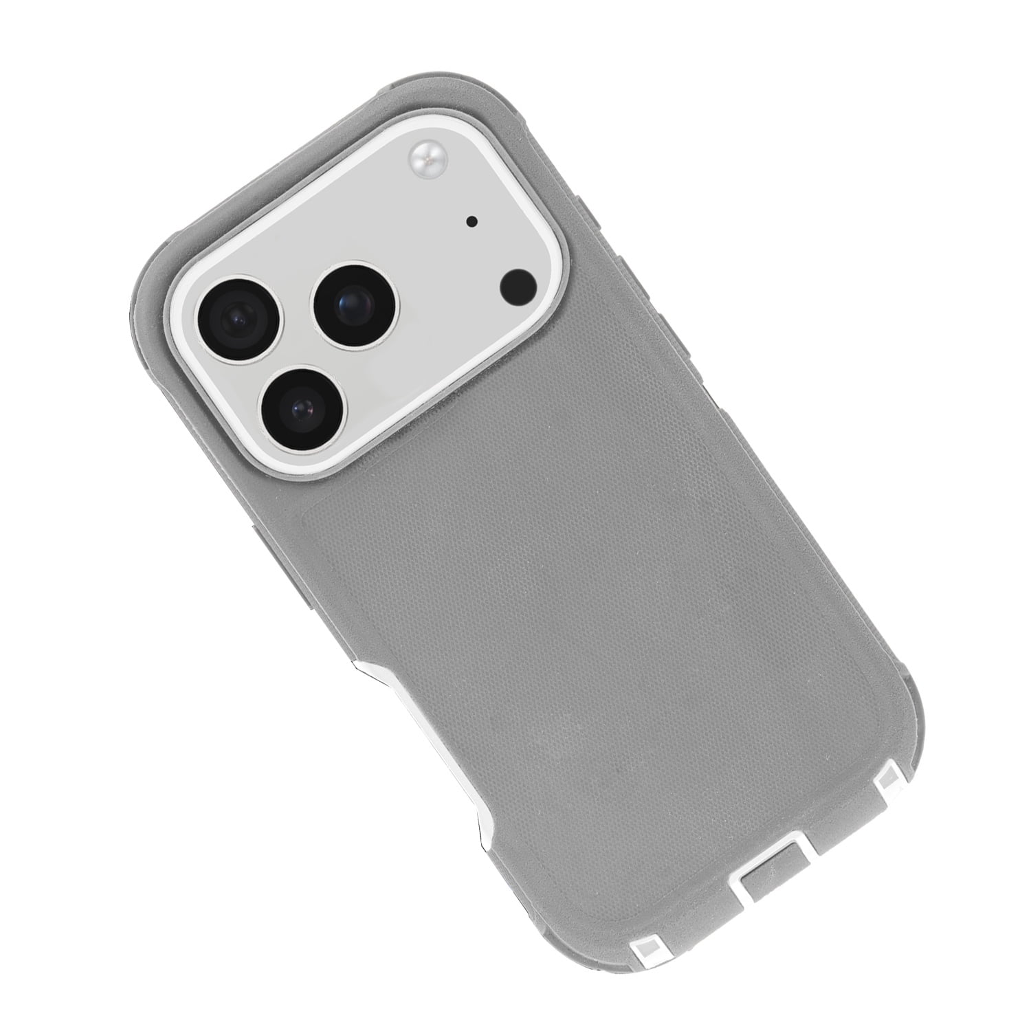 Heavy Duty Rugged Case with Shockproof Protection for iPhone 17 Pro Max - Grey