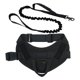 thumbnail image 1 of Arnés suave para perros Chaleco Malla interna Clip de correa frontal Conjunto negro l Sunnimix Perros arnés chaleco, 1 of 7