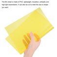 thumbnail image 3 of Unique Bargains 11.7 by 8.3 inch Gel Filter PVC Sheet Clear Yellow for Photo Studio, 9 Pack, 3 of 5