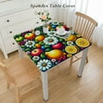 thumbnail image 2 of BANET Summer Fruit Rectangle Tablecloths with , Print Wrinkle Free, Stain Resistance and Washable Table Cloths, Fruit Theme Table Cover for Dinner, Party, Picnic, Decor White, 2 of 7