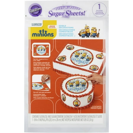 Wilton Minions Edible Images Cake Decorating Kit, 710-4601 - Walmart.com