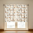 thumbnail image 7 of 2 Pack 2D Printed Kitchen Curtain 28x39 Inches, Washable Decorative Short Curtain Pair with Rod Pocket, Window Curtain for Kitchen Bedroom Bathroom, 7 of 7