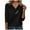 Black, variant on BLCHUNen 3/4 Sleeve Shirts for Women Pullover V Neck Lightweight Trendy Fall Tops Breathable Casual Workout Active Sports Tops