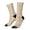2 Black-2, variant on Cute Coffee Bean Print Crew Socks for Men & Women, Breathable Casual Athletic Ankle Socks