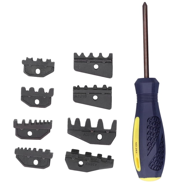LAFGUR Wire Crimper,Terminal Crimping Tool,Crimper Portable Multi-Jaw Oxford Package Wire Terminal Hand Crimping Tool Set HS-30J