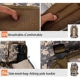 thumbnail image 4 of WFYL 80L Hiking Backpack for Men Women, Large-capacity design , Waterproof Lightweight Camping Backpack, Backpacking Backpack for Travel, Climbing, Cycling, Running, Outdoor Sports, CP camo, 4 of 5