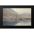 thumbnail image 2 of Adamov, Alexey 24x16 Black Modern Framed Museum Art Print Titled - Yachts between Islands, 2 of 5