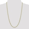 thumbnail image 2 of Finest Gold 14K Yellow Gold 2.75 mm Lightweight 24 in. Singapore Chain, 2 of 4