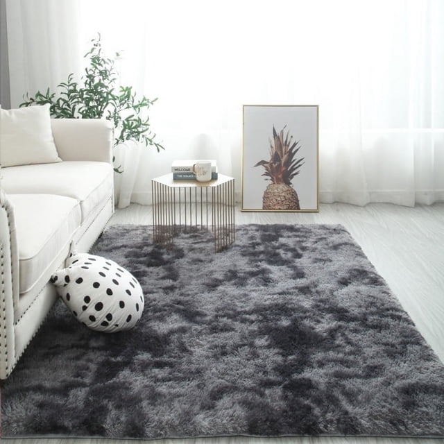 Alfombra de lana de filamento teñido anudado para sala de estar, dormitorio, mesita de noche, pasillo de entrada, alfombra para baño