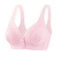 thumbnail image 3 of LLYWEY Bras for Older Women Comfort Bras Women Ladies Racerback Bra Style-398 Women Pullover Bra Feature Adult Female T-Shirt Sports Bras Pinky 44B, 3 of 4