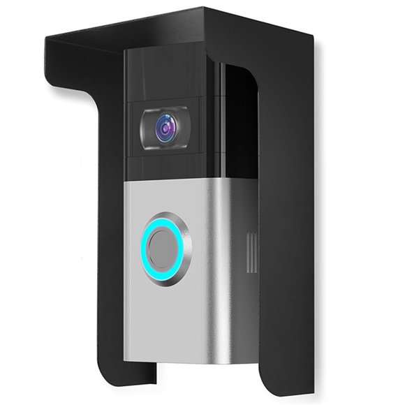 EastVita Doorbell Rain Cover, Video Doorbells Anti-Glare Cover, Steel Ring Doorbell Protector Cover, Sun Shade Protection, Weather-Blocking Cover for Most Video Doorbells