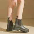 thumbnail image 4 of YOURDIARY Women’s Waterproof Chelsea Boots Slip-On Rain Ankle Boots, 4 of 8