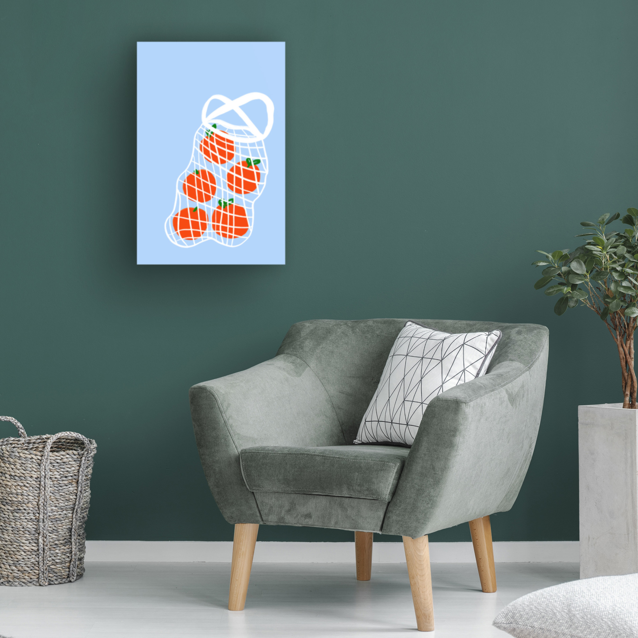 Trademark Fine Art Athene Fritsch  Oranges Canvas Wall Art