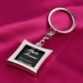 thumbnail image 4 of Llavero Cuadrado De Marco Ataque Lovely Mini Creative Metal Alloy Insert Photo Picture Frame Keyring Llavero Regalo Ccdes Square Keychain, 4 of 7