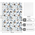 thumbnail image 2 of 2 Pcs Funny Kitchen Towels,White Chicken Rooster Blue Flower Pattern Microfiber Dish Towels,Kitchen Tea Towels,Kitchen Towel Set (18" X 26"), 2 of 7