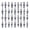 36pcs, variant on Rodiuiu Blue And White Ceramics Style Nutcracker for Christmas Tree And Fireplace Decoration, Wooden Nutcrackers Hanging Ornaments for Xmas Home Holiday Party Decor
