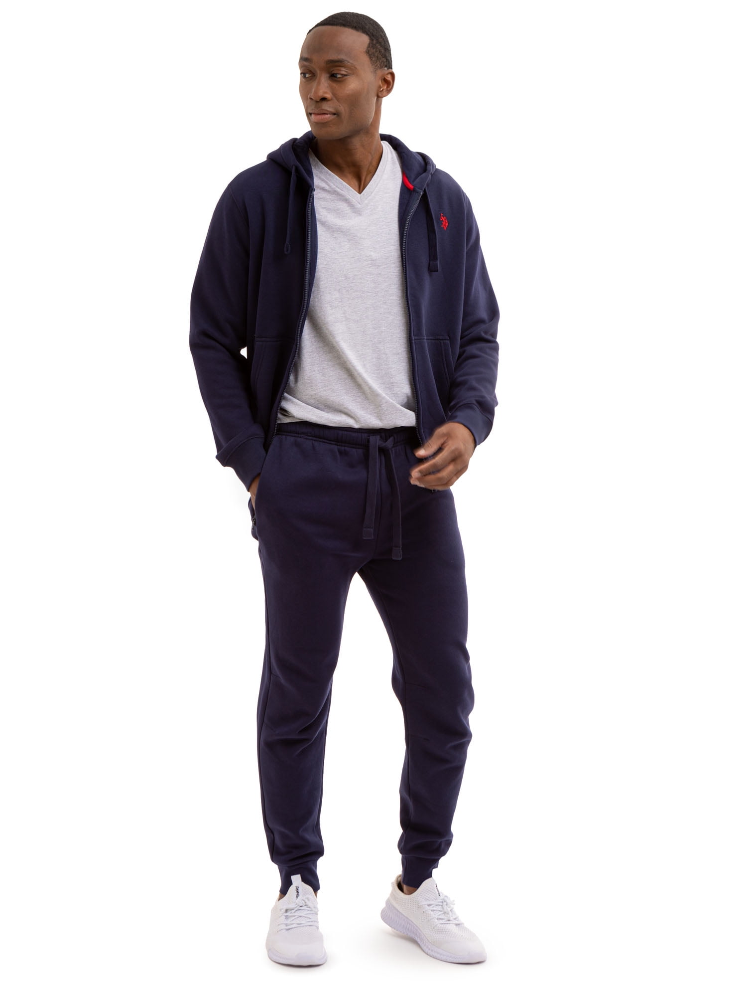 U.S. Polo Assn. Men's Everyday Full Zip Fleece Hoodie