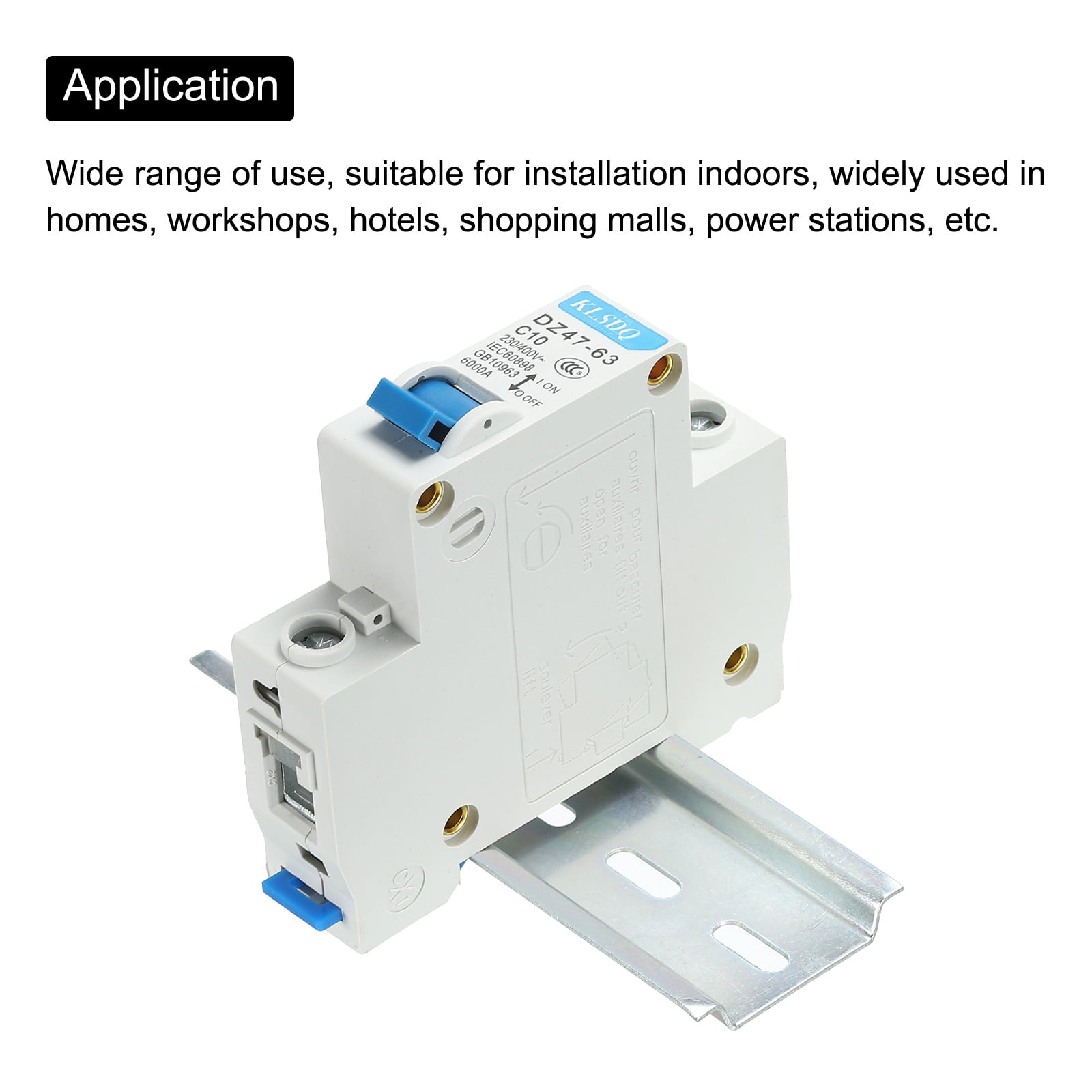 L7 HGB3-63 MCB 6A 10A 16A 25A 32A 40A 63A Miniature Circuit