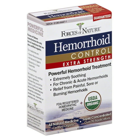 Forces of Nature Organic Hemorrhoid Control - Extra Strength - 11
