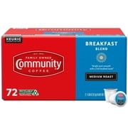 Community Coffee Breakfast Blend Pods for Keurig K-cups 72 Count