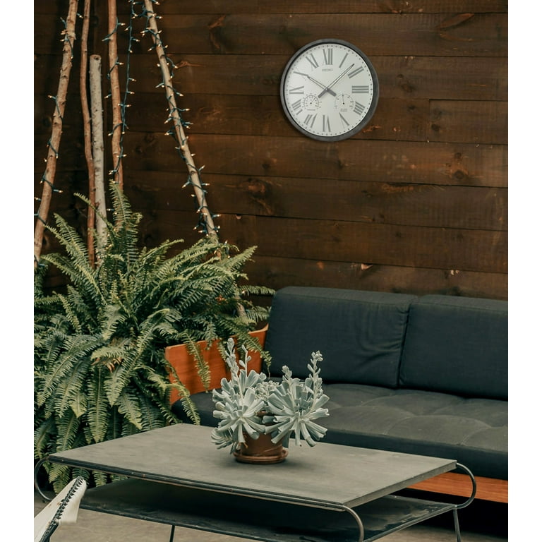 Seiko 20 inch Ondo Indoor or Outdoor Splash Resist Wall Seiko 20 inch Ondo Indoor or Outdoor Splash Resist Wall