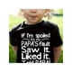 thumbnail image 1 of 100% Cotton Girls' T-Shirt with "if i'm Spoiled it's My Papa's Fault" Humorous Print - Casual, Comfy Short Sleeve Crew Neck Top, Perfect for Summer, Humorous Gift Shirt|Loose Fit Tshirt|Comfortable K, 1 of 6