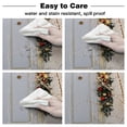 thumbnail image 5 of Christmas Silver Fir Leaves Snowflakes Round Tablecloth Waterproof Wedding Decor Table Cover Xmas Home Decorative Tablecloth, 5 of 6