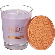 ROOT Candles Honeycomb Veriglass Scented Beeswax Blend Candle, English Lavender