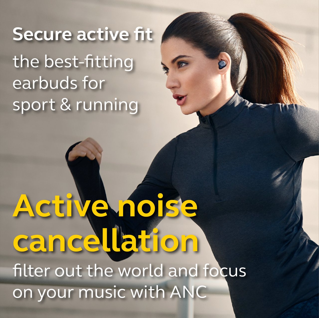 Jabra Elite Active 75t True Wireless Earbuds, Noise Cancelling, Navy - image 2 of 7