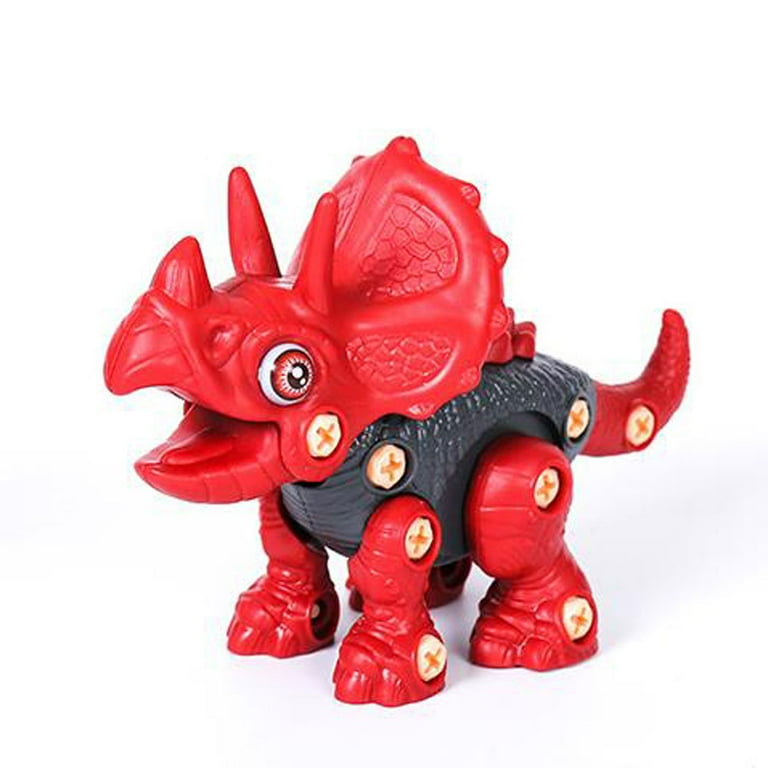 Kids Drill Toy Set DIY 3D Dinosaur Splicing Puzzle Toy Assembled