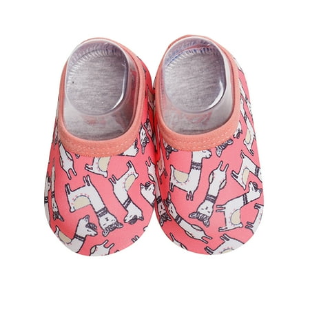 

Hunpta Toddler Shoes Baby Kids Boys Girls Animal Prints Cartoon The Floor Socks Barefoot Aqua Socks Non-Slip Shoes