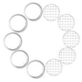 thumbnail image 3 of HEMOTON 10 Sets Jar Lid Arrangements Flower Grid Piece Inserts Pen Holder, 3 of 8