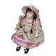thumbnail image 2 of Muñeca de cerámica para decoración de mesa, hermosa mujer de porcelana, regalo para niñas y niños. rojo, 2 of 9