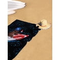 thumbnail image 3 of Spirit of America Cotton Blend Popsicle Cat Patriotic Graphic Print Quick Dry Beach Towel, 34" x 64", 3 of 6