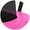 Pink and Black, variant on JUMPZYLLA Trampoline Outdoor with Enclosure and Ladder, ASTM, 15 ft, Pink