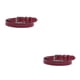 thumbnail image 1 of Qarigey Cinturón de mujer, portátil, de doble capa, de Color sólido, pantalones cortos formales informales, pantalones vaqueros, cinturones de cuero, Rojo 2piezas Qarigey  CBP221063, 1 of 6