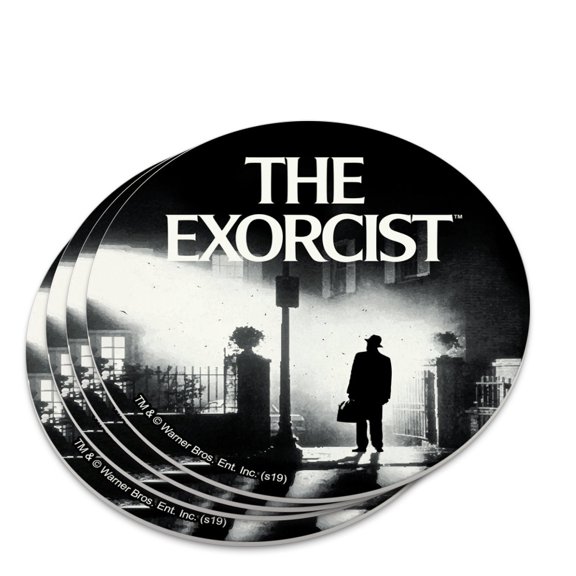 The Exorcist Logo and Silhouette Novelty Coaster Set