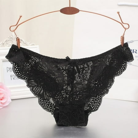 

Mishuowoti Fashion Delicate Women Translucent Underwear Sheer Lace Tank Lace Sexy Underpant