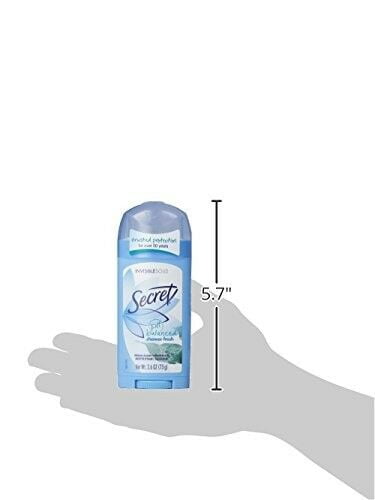 Secret Anti-Perspirant Deodorant Clear Gel, Classic Cocoa Butter Scent 2.6 oz (Pack of 6)