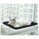 thumbnail image 1 of Window Cat Hammock - Suitable for Large Cats up to 25 kg, Lounger, Pet Bed - Suitable for Large Windows - Hanging Cat Bed - Black, 1 of 5