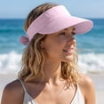 thumbnail image 5 of AirLoni Summer Hats For Women 2 In 1 Women’s Sun Visor Caps Zipper Off Ponytail Friendly Foldable Lightweight One Size 1 pc, 5 of 5