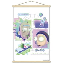 Rick and Morty - Chemistry Wall Poster with Magnetic Frame, 22.375" x 34"